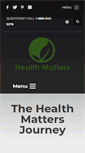 Mobile Screenshot of healthmattersamerica.com
